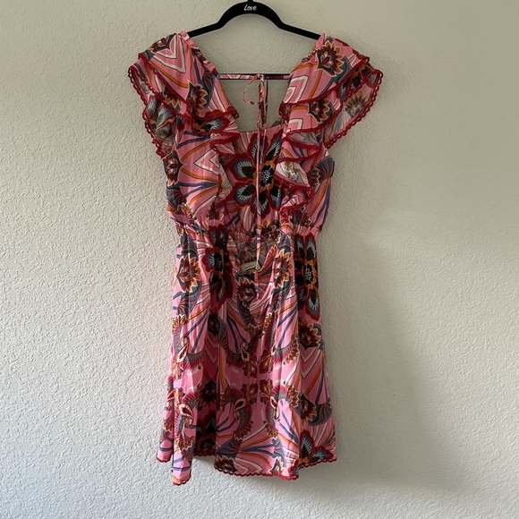 Farm Rio Cover-Up Mini Dress - Picture 9 of 13